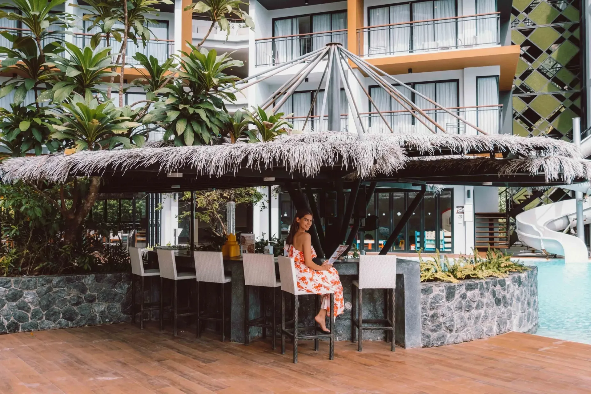 Pool Bar Swim-Up Krabi Pizzas