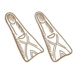Beach flip flops icon representing tropical holiday at Sea Seeker Krabi Resort in Ao Nang, Thailand