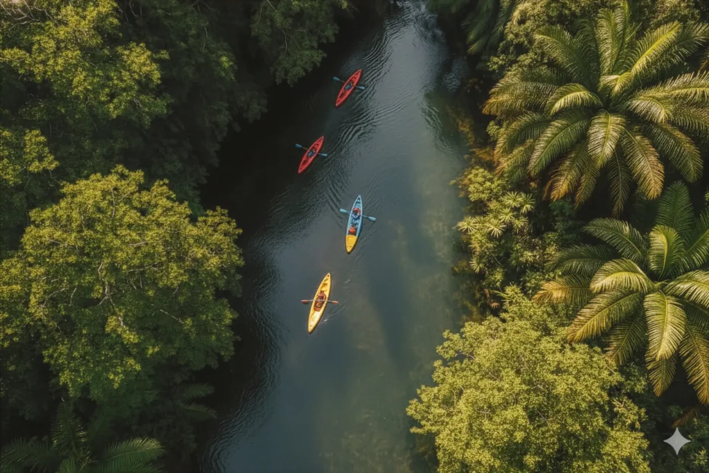 Kayaking at Khlong Root, Krabi Thailand