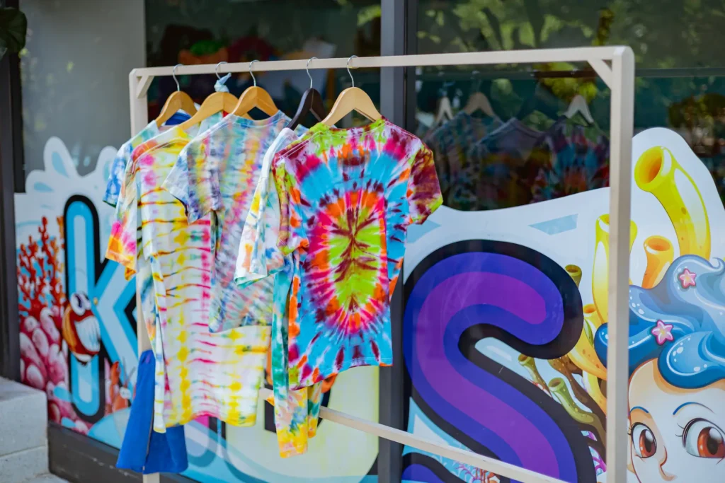 Tie-dye T-shirt workshop activity at Sea Seeker Krabi Resort