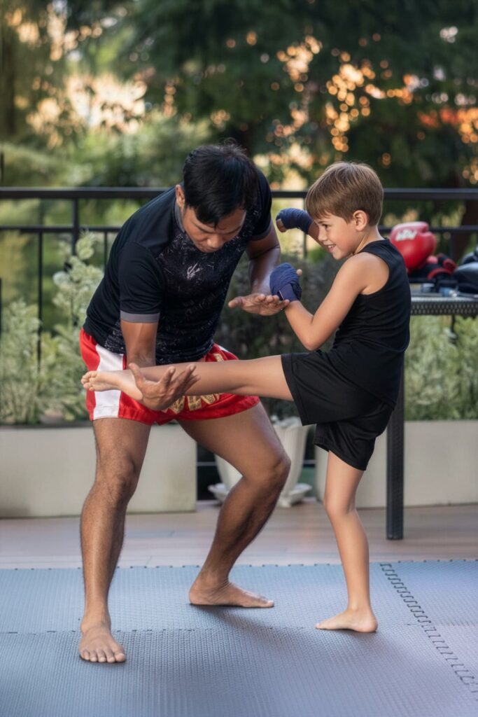 Muay Thai training at Sea Seeker Krabi Resort in Ao Nang